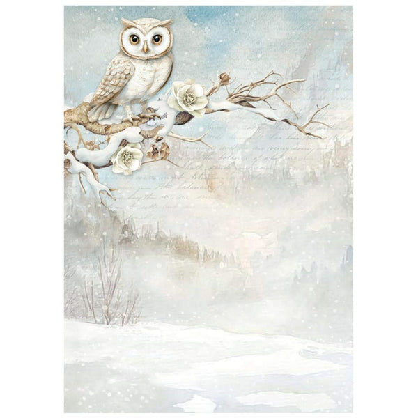 Stamperia Rice Paper Backgrounds A6 8/pkg - The Owl's House^