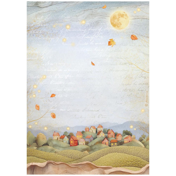 Stamperia Rice Paper Sheet A4 Selection Set of 6 - Whispering Woods