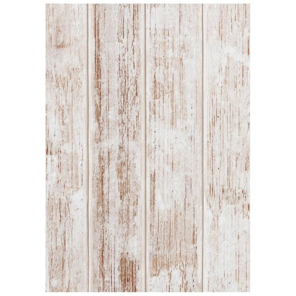 Textured wooden panel with a white background