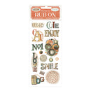 Stamperia Rub-On 4" x 8.5" - Furry Friends Writings