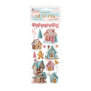 Stamperia Rub-On 4"x8.5" - Candy Christmas Marzipan Houses^