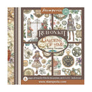 Stamperia 'Gardens of Time' rub on kit packaging with decorative elements and brand name.