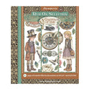 Stamperia 'Gardens of Time' rub on selection with boy, girl, and clock design on a decorative packaging.