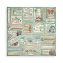 Stamperia Scrapbooking Pad 12"x 12" 10/pkg - Herbarium Silvae