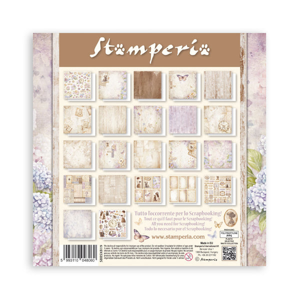 Stamperia Scrapbooking Pad 8"x8" 22/Pkg - Quiet Days