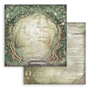 Stamperia Scrapbooking Small Pad 8" x 8" 10/pkg - Backgrounds Selection - Herbarium Silvae