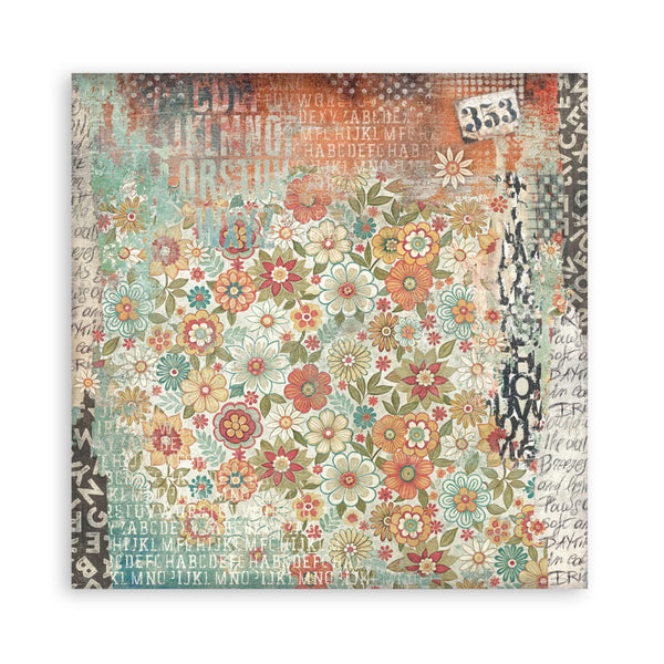 Stamperia Scrapbooking Small Pad 8" ‚àö√≥ 8" 10/pkg - Furry Friends