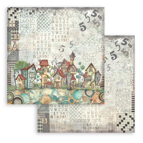 Stamperia Scrapbooking Small Pad 8" ‚àö√≥ 8" 10/pkg - Furry Friends