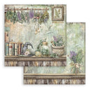 Stamperia Scrapbooking Small Pad 8" x 8" 10/pkg - Herbarium Silvae