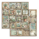 Stamperia Scrapbooking Small Pad 8" x 8" 10/pkg - Herbarium Silvae