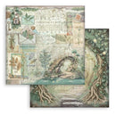 Stamperia Scrapbooking Small Pad 8" x 8" 10/pkg - Herbarium Silvae