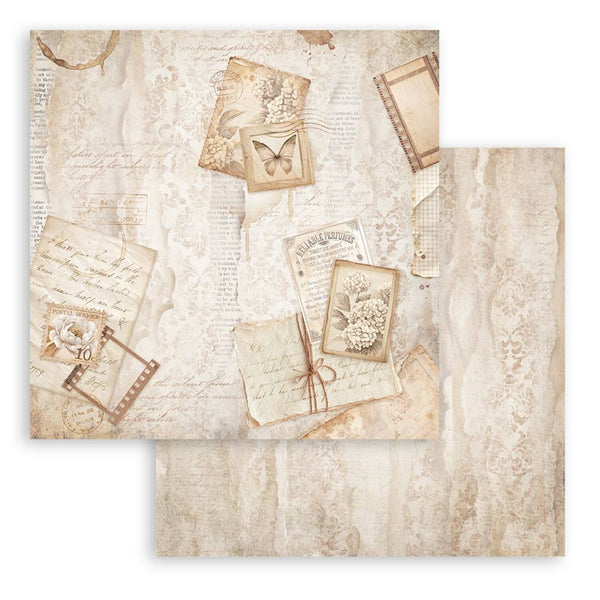 Stamperia Scrapbooking Small Pad 8"x8" 10/Pkg - Quiet Days