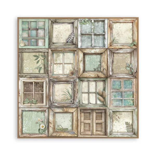 Stamperia Single-Sided Paper Pad 12" x 12" (22/pkg) - Herbarium Silvae