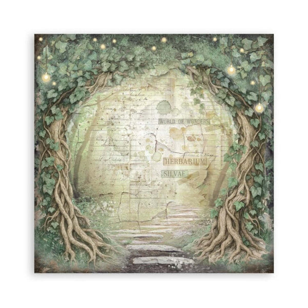 Stamperia Single-Sided Paper Pad 12" x 12" (22/pkg) - Herbarium Silvae