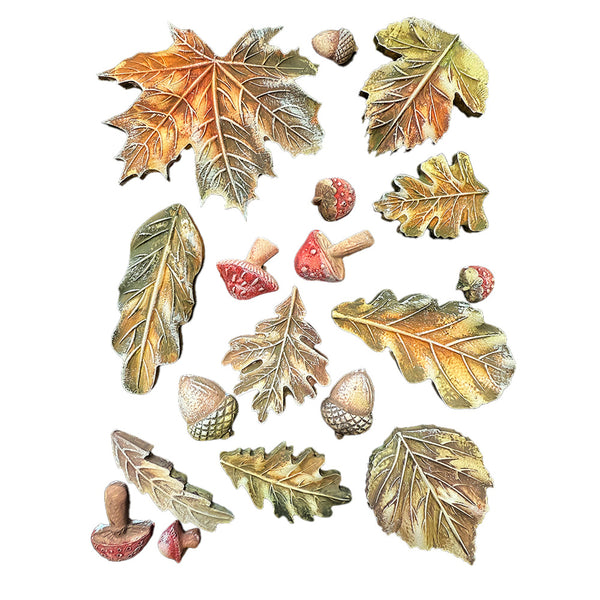 Stamperia Soft Mould A5 - Whispering Woods - Leaves