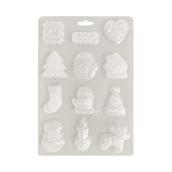 Stamperia Soft Mould A5 - Candy Christmas Elements