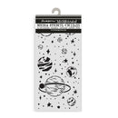 Stamperia space-themed stencils in a packaging with 'Mix Media Art' branding.