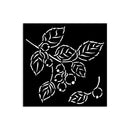 Stamperia Thick Stencil 4.72"x 4.72" - Whispering Woods - Berries