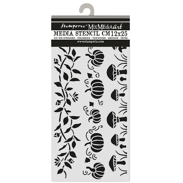 Stamperia Thick Stencil 4.72x 9.84 - Whispering Woods - 3 Stripes