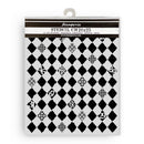 Stamperia Thick Stencil 7.87" × 9.84" - Furry Friends Rhombus Pattern