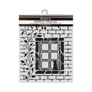 Stamperia Thick Stencil 7.87"x 9.84" - Herbarium Silvae Country Window