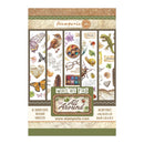 Stamperia washi pad with nature-themed designs on a white background