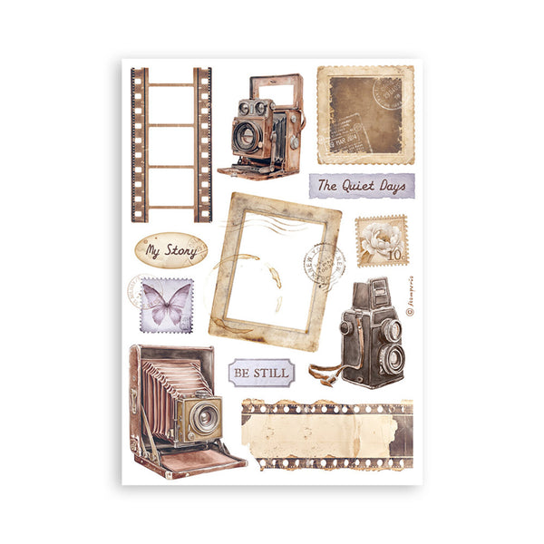 Stamperia Washi Pad A5 8 Pkg - Quiet Days