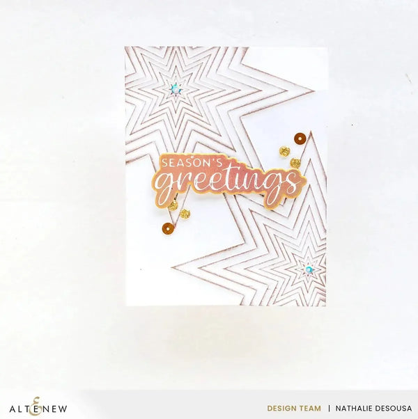 Altenew Stellar Cascade Geometric 3D Embossing Folder*