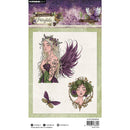 Stamper with fairy design and decorative elements on a white background