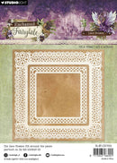 Decorative lace frame with intricate patterns on a textured background, featuring 'Studio Light' branding.