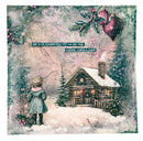 Studio Light Christmas Blush Collage Paper Pad - Backgrounds & Elements