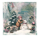 Studio Light Christmas Blush Collage Paper Pad - Backgrounds & Elements