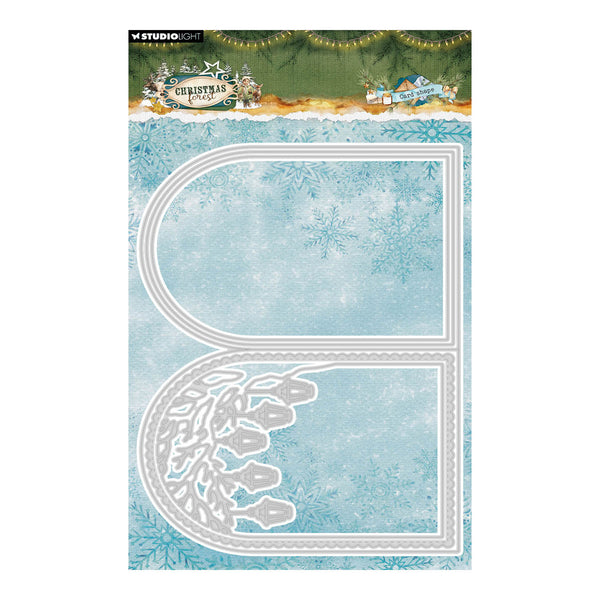 Studio Light Christmas Forest Cutting Dies - Card Shape