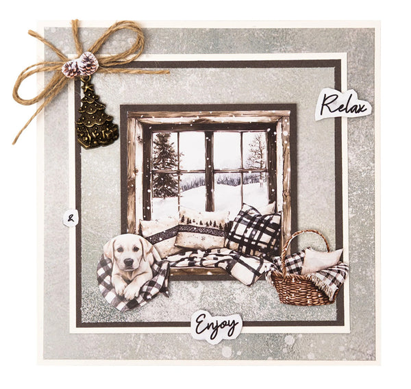 Studio Light Die-Cut Designer Paper Pad - Snowy Winter Days Essentials