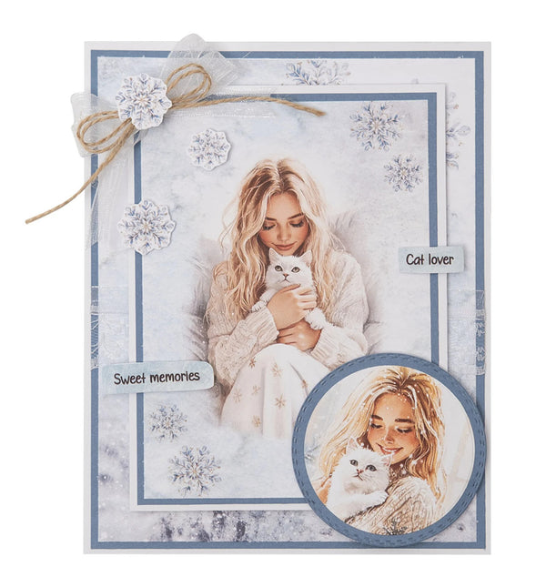 Studio Light Die-Cut Designer Paper Pad - Snowy Winter Days Essentials