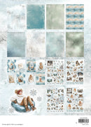 Studio Light Die-Cut Designer Paper Pad - Snowy Winter Days Essentials