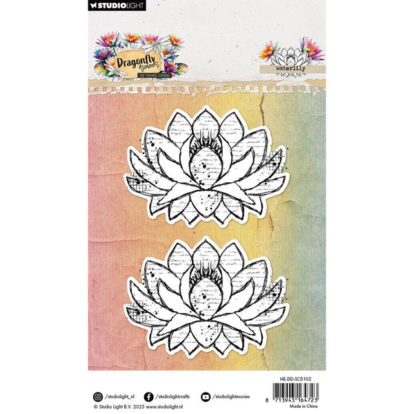Studio Light Dragonfly Dreams Stamp & Die Set - Waterlily