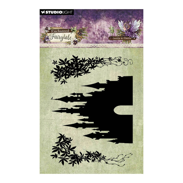Studio Light Enchanted Fairytale Clear Stamp - Castle & Plants