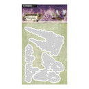 Butterfly-shaped cutting dies on a Studio Light branded card with fairy-themed design.