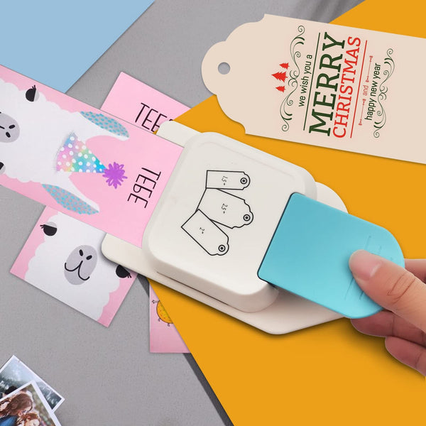 Poppy Crafts 3-in-1 Tag Punch - Rounded Tag