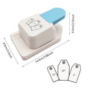 Poppy Crafts 3-in-1 Tag Punch - Angled Tag