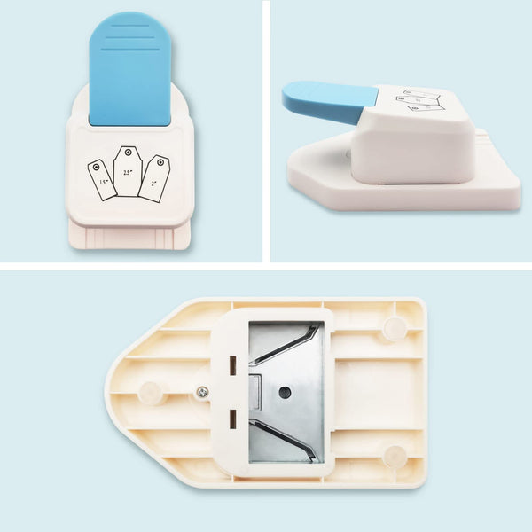 Poppy Crafts 3-in-1 Tag Punch - Angled Tag