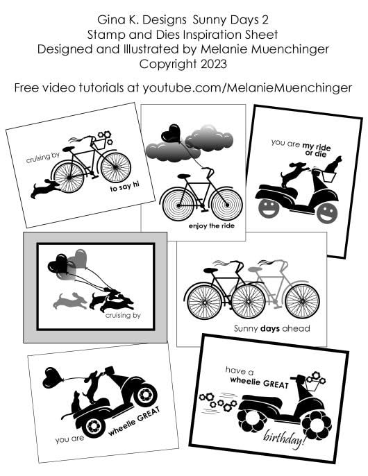 Gina K Designs Clear Stamps - Sunny Days 2*