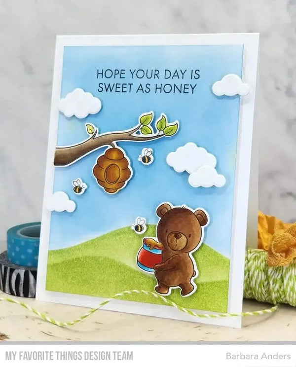 My Favorite Things Clear Stamps 6"x 8" - Sweet Honey Bear*