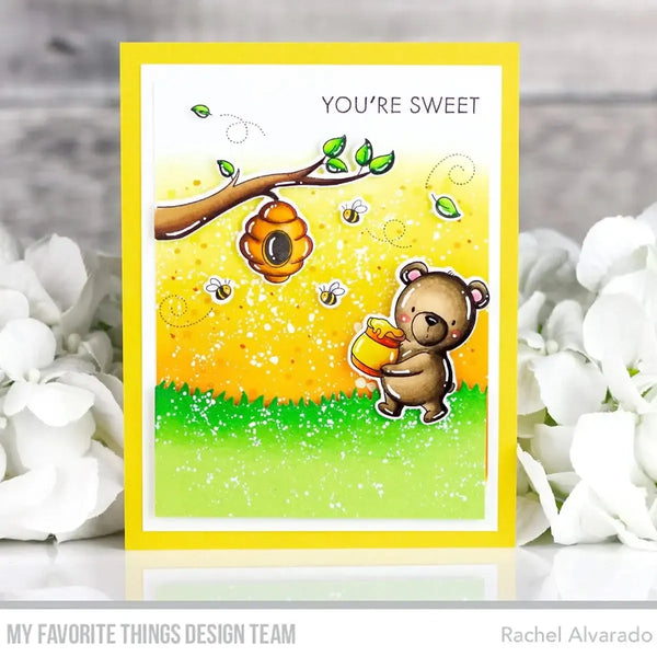My Favorite Things Clear Stamps 6"x 8" - Sweet Honey Bear*