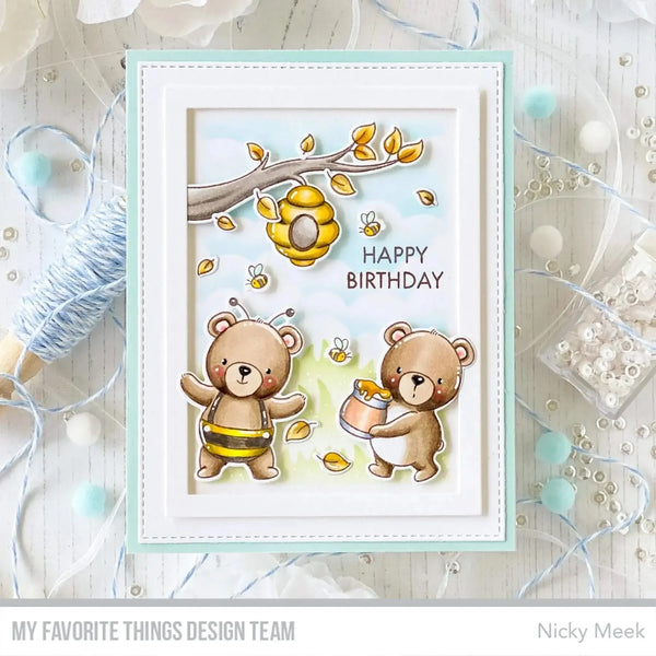 My Favorite Things Clear Stamps 6"x 8" - Sweet Honey Bear*