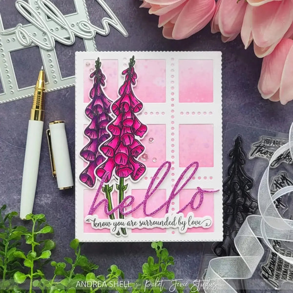 Picket Fence Studios Clear Stamp Set - Sweet Summer Bellflowers*