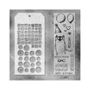 Tim Holtz Mixed-Media Stamps & Stencil - Set