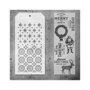 Tim Holtz Mixed-Media Stamps & Stencil - Set
