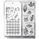 Tim Holtz Mixed-Media Stamps & Stencil - Set